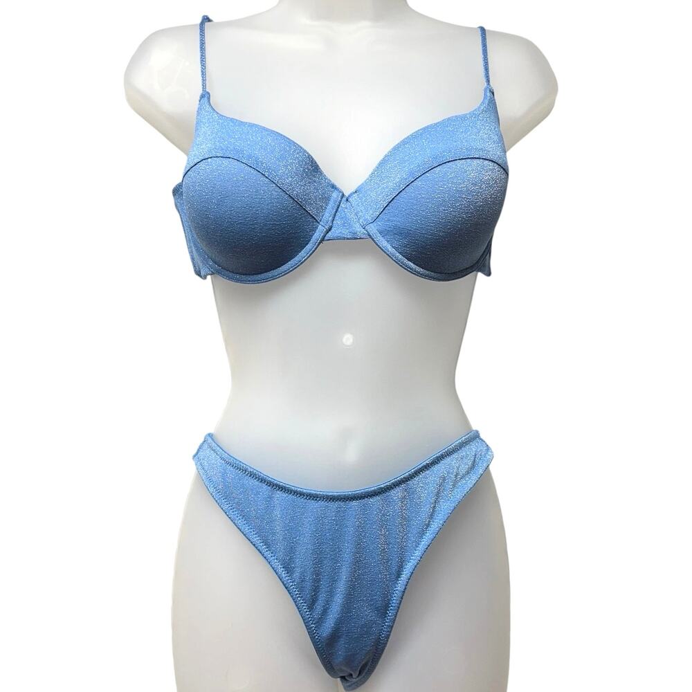 Blue Women's Swimwear Set
